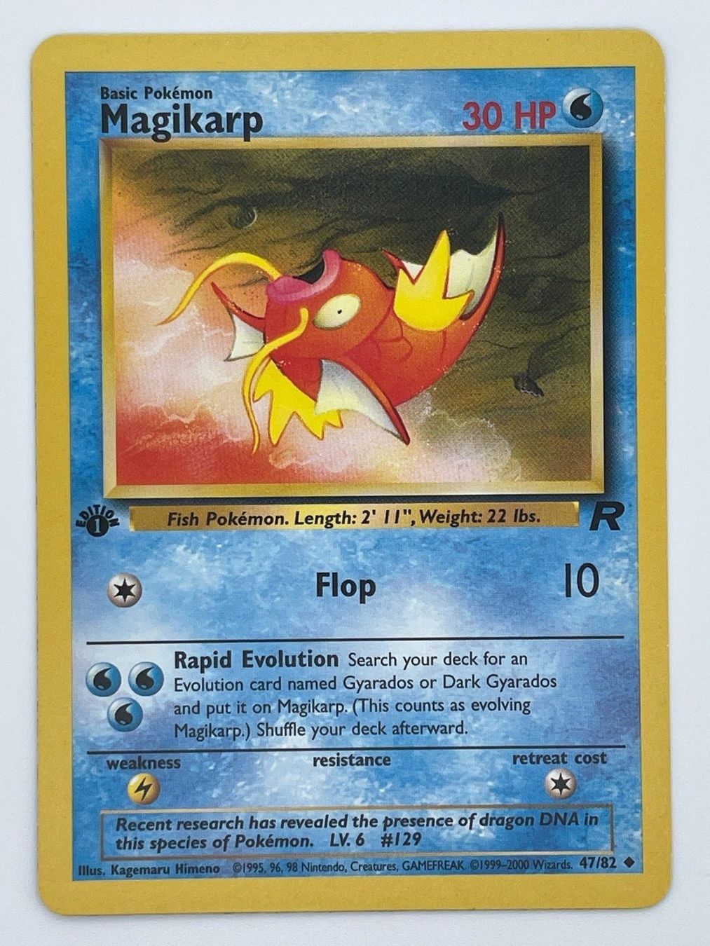 Pokémon Sammelbilder & Trading cards: Magikarp 47/82 Pokémon Team Rocket 1. Edition – Neu (gemäss Beschreibung) aus Uster von