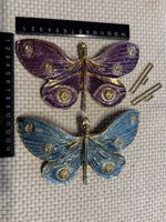 2 Grosse Gürtelschnallen Schmetterling