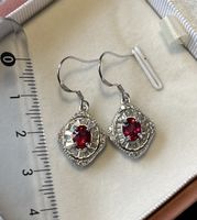 Ohrringe in Silber 925 mit natürlichen Turmalinen
