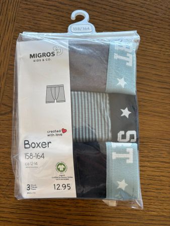 Boxers slip neuf, taille 158 - 164 (12-14 ans)