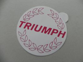 Abziehbild Kleber ca. von Jahr 1980 Motorrad Triumph