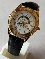 CATOREX Swiss Made Mineralglas Elegante Armbanduhr 36.7mm