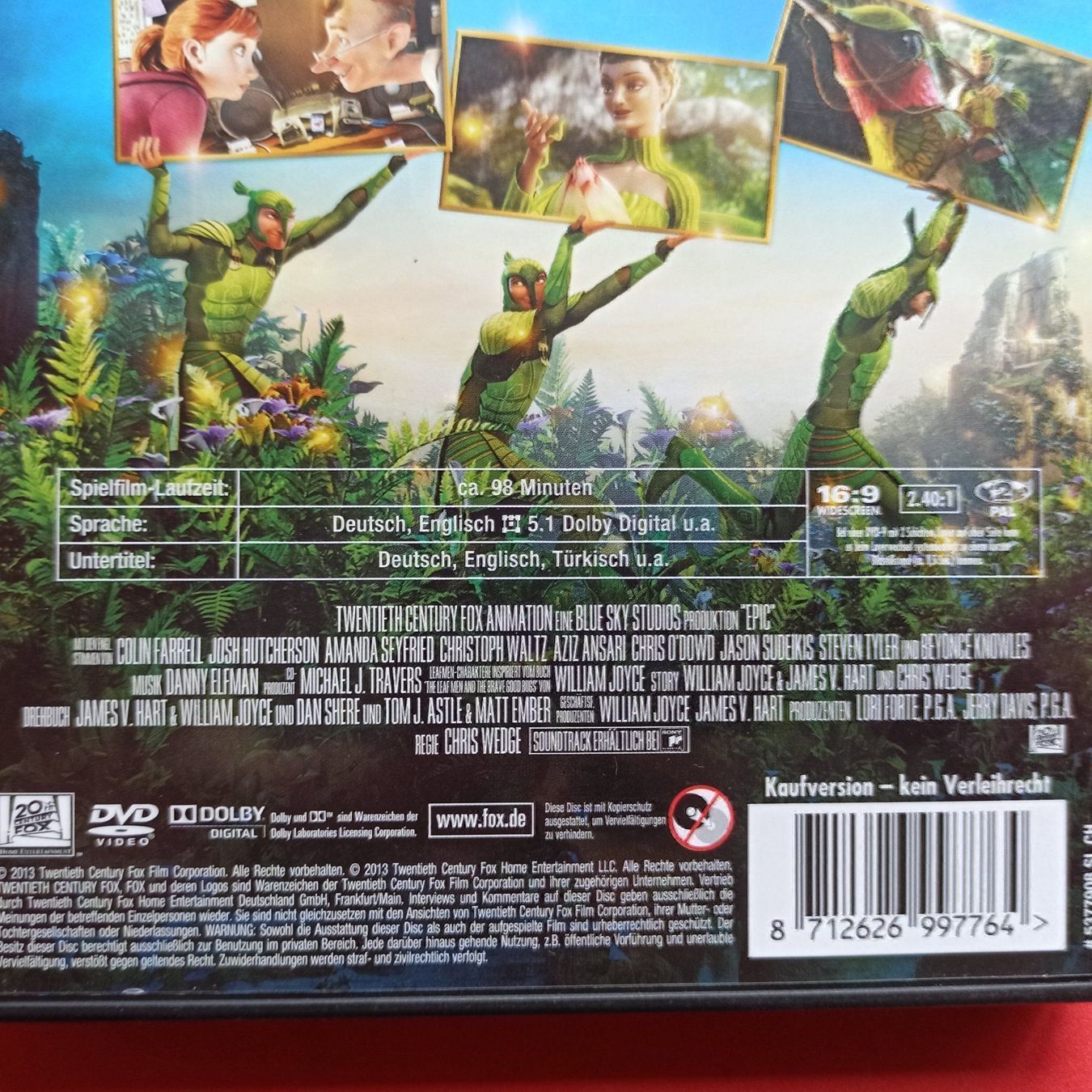 Tutti i DVDs: Epic - Verborgenes Königreich – Usato da Dübendorf venduto da kb86_MOVIE 2
