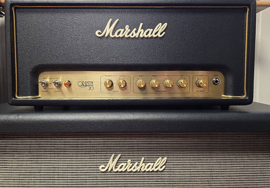 Amplificatori: Marshall Origin 20H + cabinet Origin 212  – Usato da Avry-sur-Matran venduto da Berlingo1 1