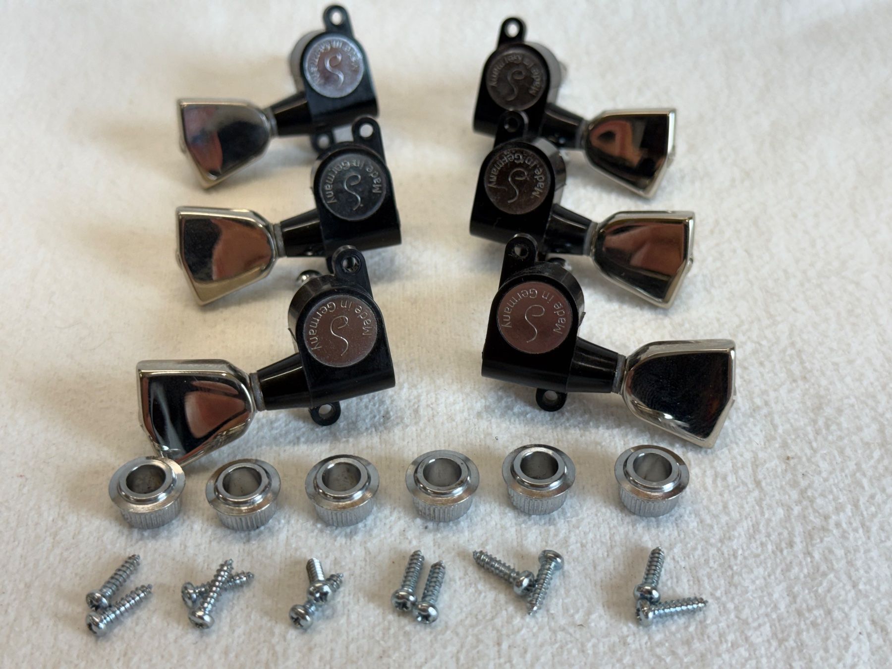 Strumenti musicali: Schaller Tuner 3L/3R schwarz-chrome – Usato da Brügg BE venduto da Busima 2
