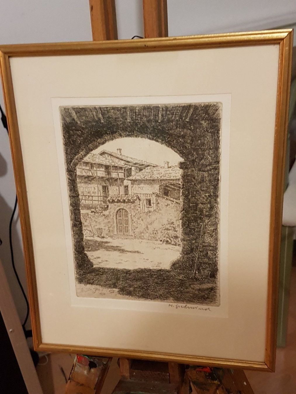 Dipinti: Original-Radierung H. Siebmind – Usato da Glattbrugg venduto da casabelavista 2