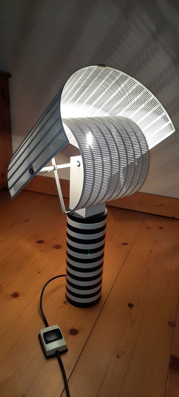 Lampe Shogun Du Designer Mario Botta Pour Artemide – Métal Blanc – Suisse