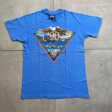 1993 Harley Davidson 90th Anniversary Vintage Biker T-Shirt