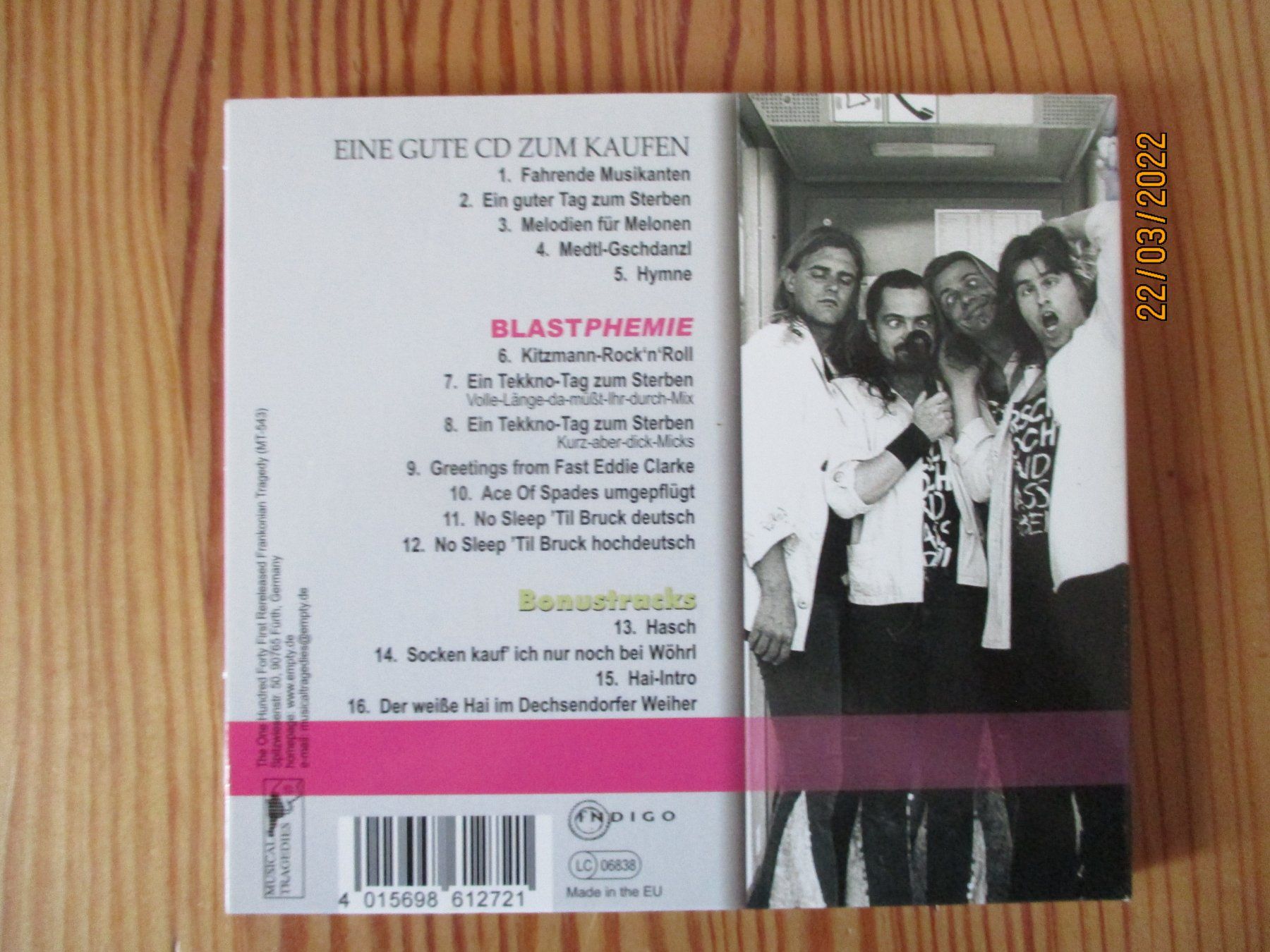 CD: J.B.O.  -- Eine Gute Cd Zum Kaufen – Usato da Liestal venduto da Disc-Point 1