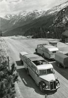 Ofenpass  GR  -   Postauto SAURER  (Engadin)    um 1940