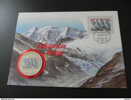 Münzbrief Äquatorial Guinea 1000 Francos 1996 Piz Palü