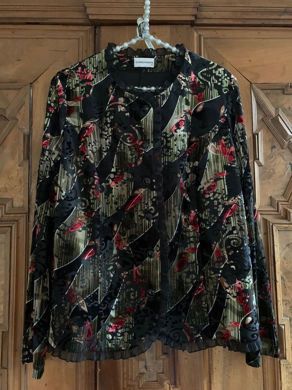 Giacche: SOMMERMANN Samt Jacke Gr. 40DE Zustand: Neu – Nuovo (secondo la descrizione) da Interlaken venduto da Bona55 6