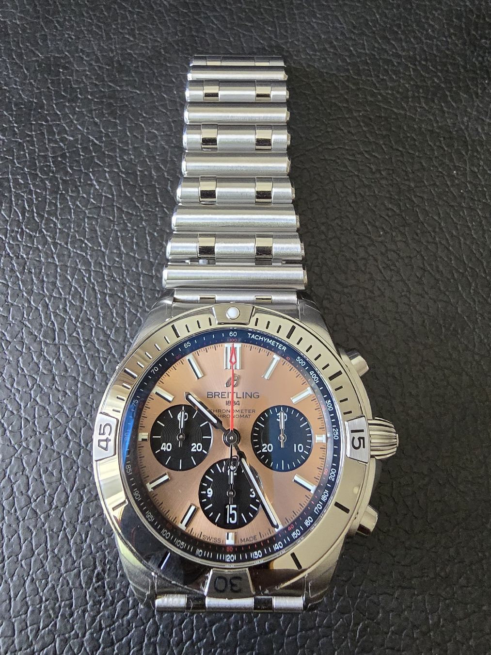 Breitling Orologi: Breitling Chronomat (Copper dial) – Nuovo e nell'imballaggio originale da Bern venduto da Andy-2015 8