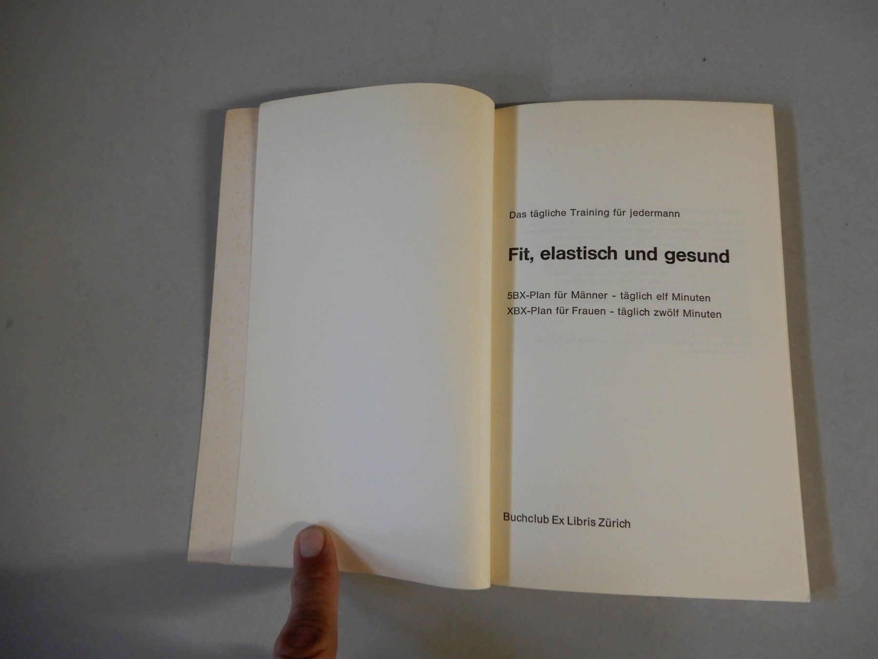 Libri: Buch: Fit, elastisch und gesund - Das taegliche Training ... – Usato da Erstfeld venduto da Mario_boe0 2