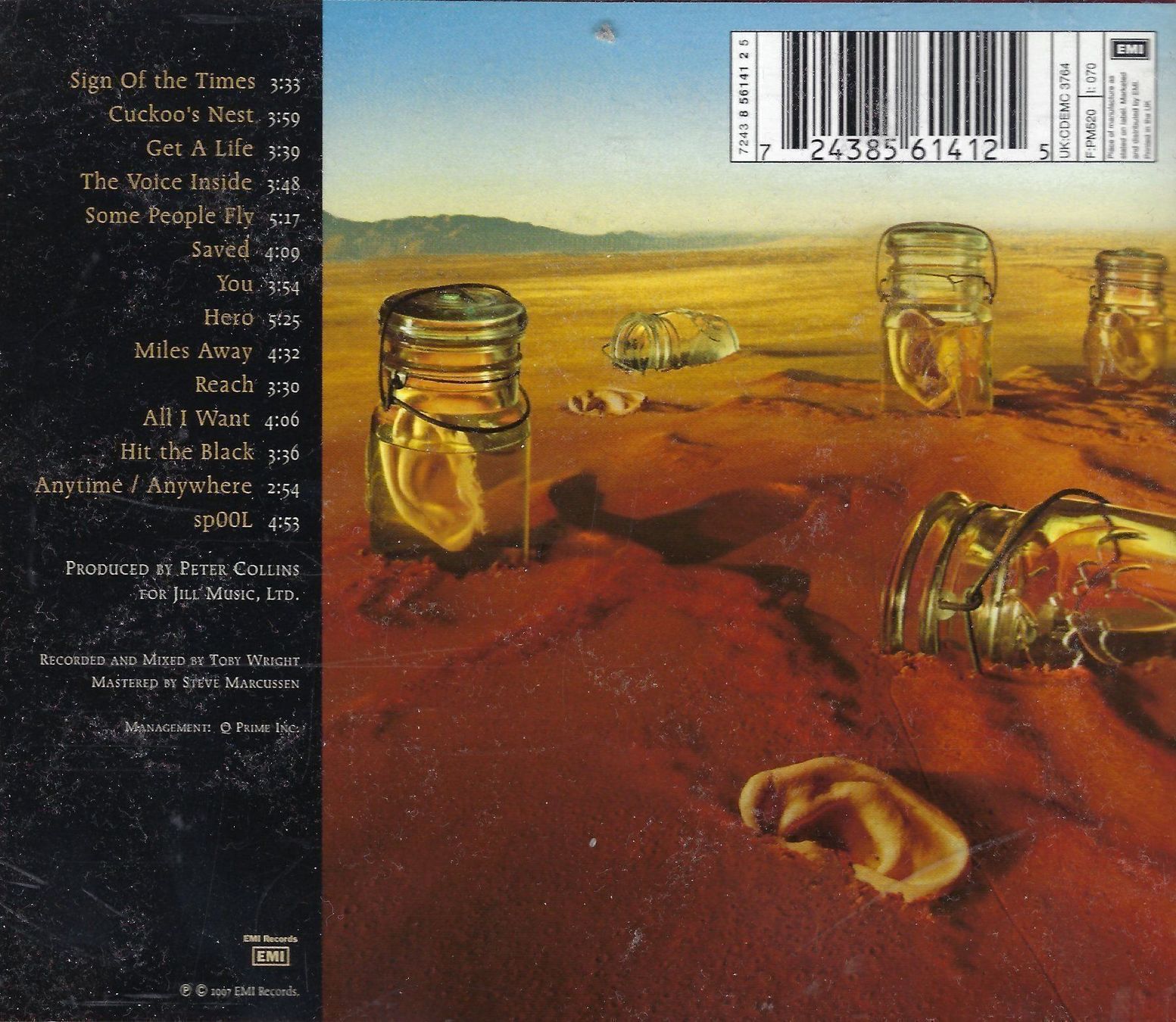 CD: CD: QUEENSRYCHE-Hear In The Now Frontier – Usato da Rotkreuz venduto da groeli69 1