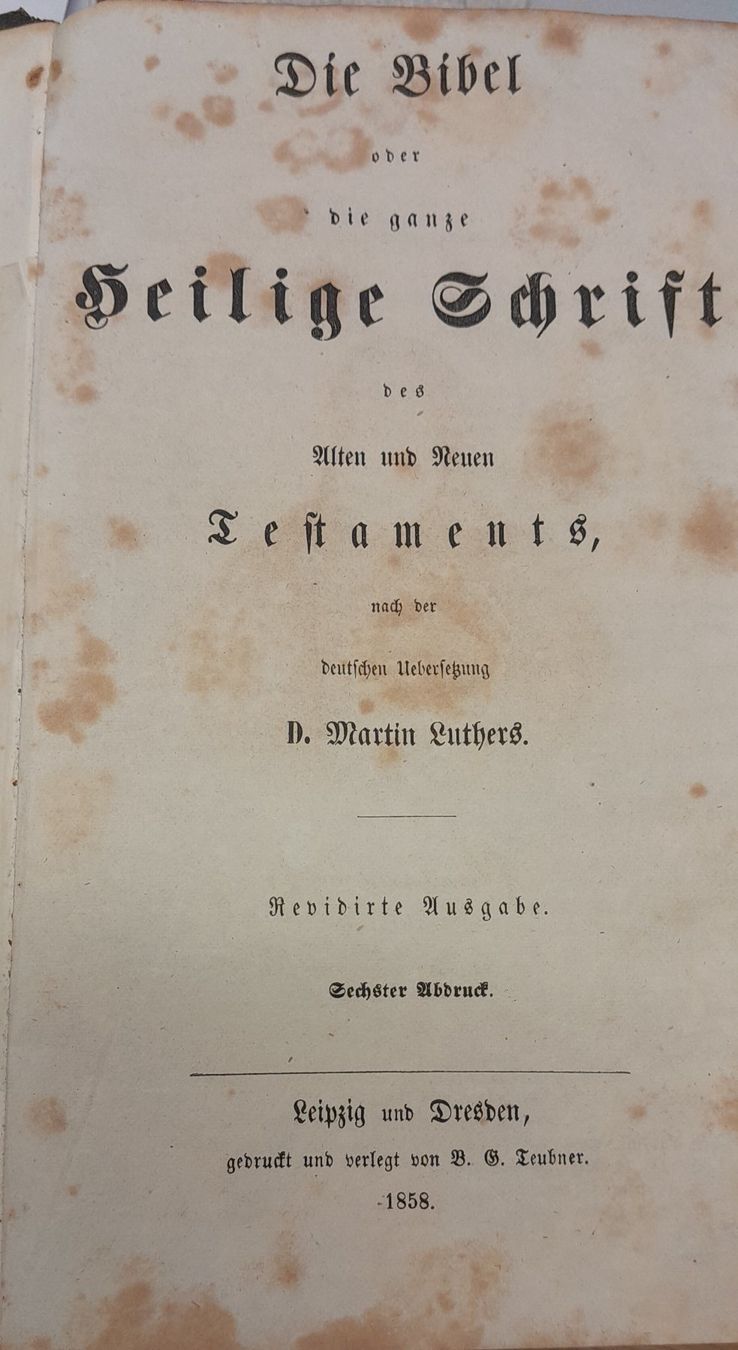 Libri: 200 jährige Bibel – Usato da Pfäffikon ZH venduto da enderby01 8