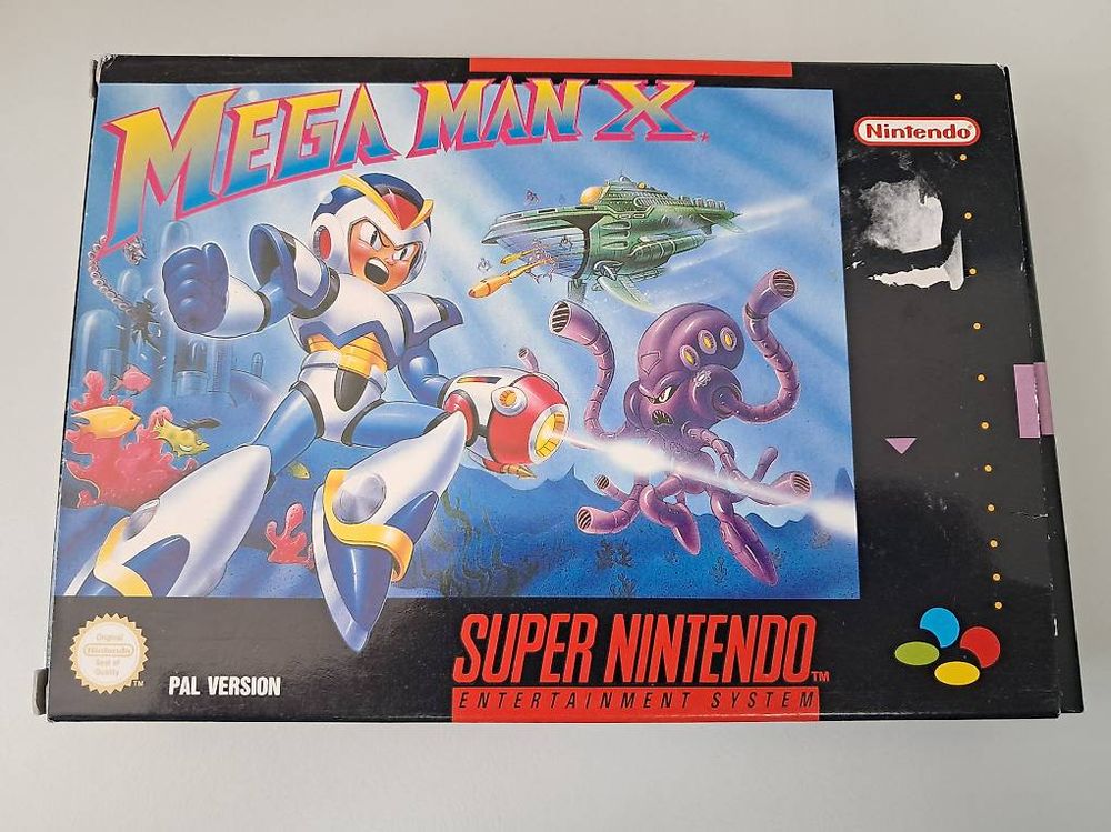 Megaman x snes d'occasion - Jeux vidéo
