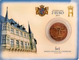 Luxemburg 2 Euro 2012 BU Grands-Ducs Grand-Duc Guillaume IV