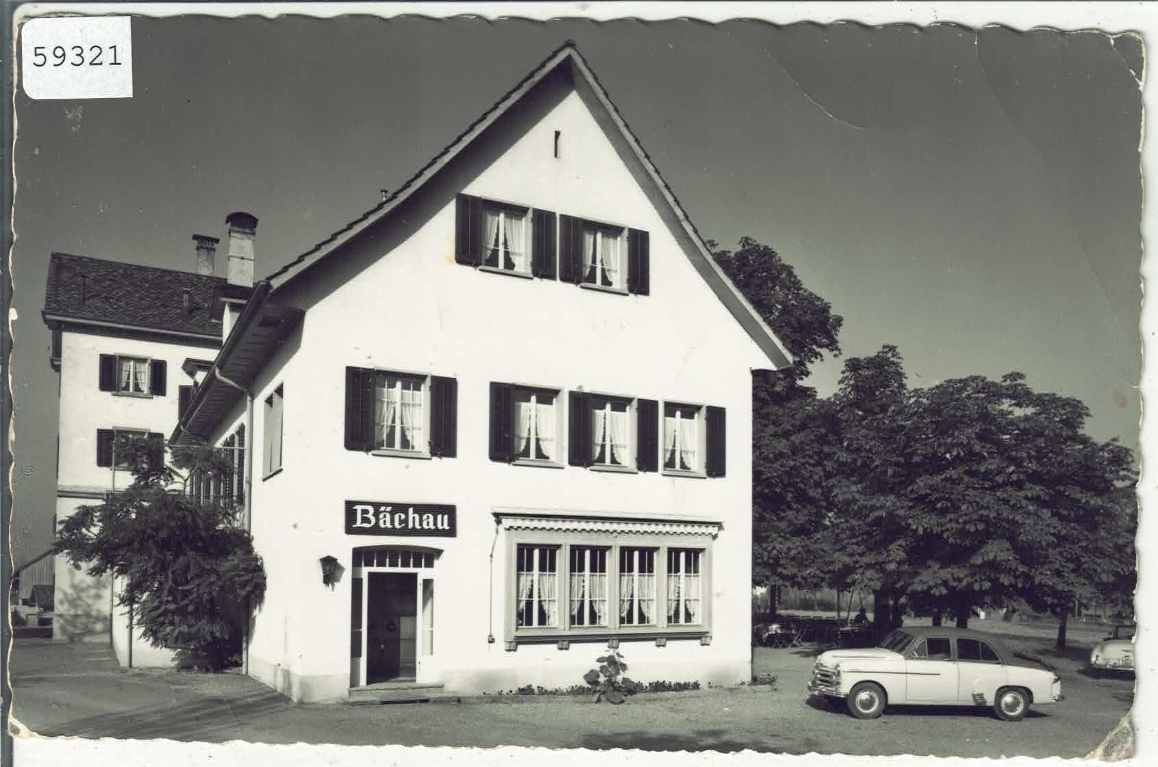 Cartes postales: Restaurant Bächau - Bäch – D'occasion à Ettingen par Kartenplanet