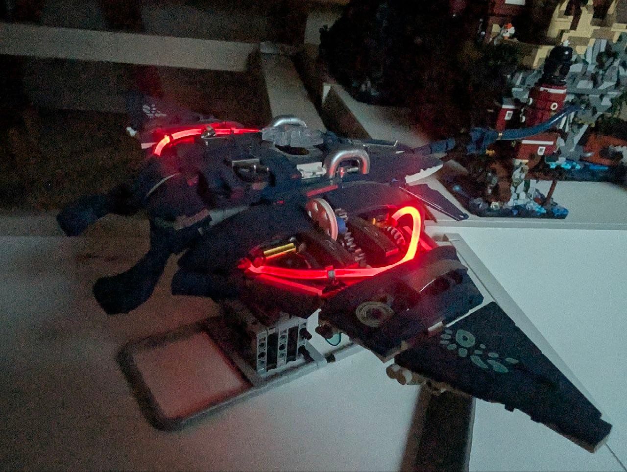 Ciondoli: beleuchteter steampunk Manta - Lego kompatibel – Usato da Koppigen venduto da wipwap