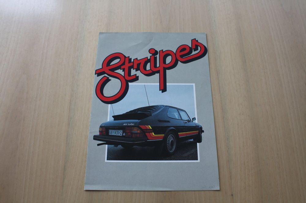 Saab 96/99/900 Streifen/stripes Prospekt 1980 (Gebraucht) in Wikon für ...