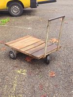 Robuster Handwagen Transportwagen Rollwagen Nostalgisch, Top