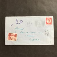 NP Brief aus ENGLAND mit T-Entwertung auf Zst 301A