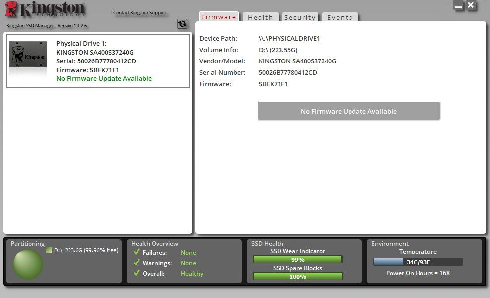 Kingston Dischi rigidi: Kingston SA400S37 | SSD | SATA | 240 GB – Usato da Zürich venduto da Gaikokujin 6