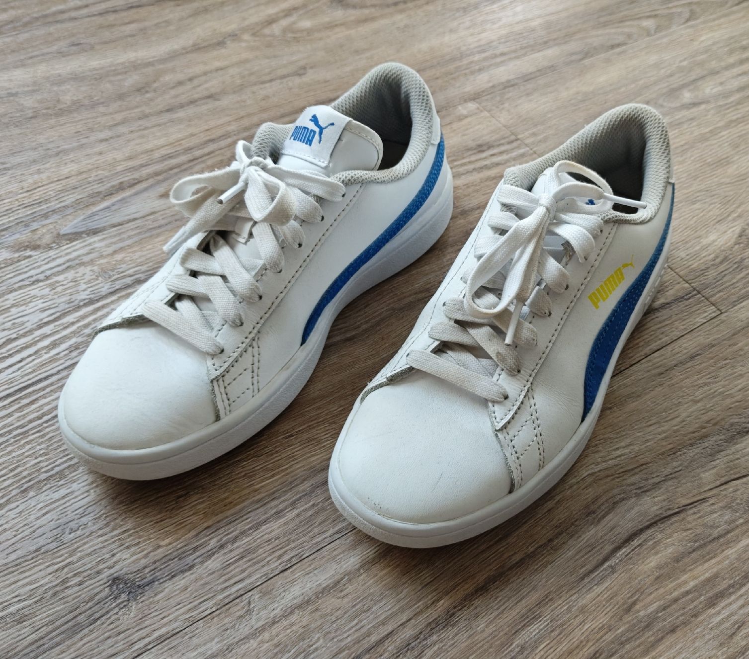 Puma Scarpe da uomo: Turnschuhe Puma weiss blau, Gr. 36 – Usato da Neuenkirch venduto da ele99