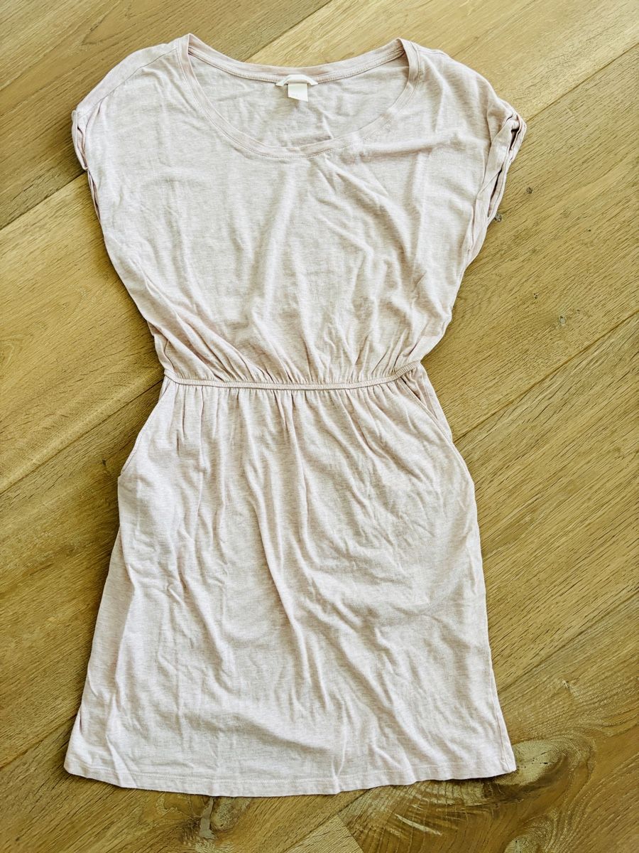 H&M Kleider: Basic Kleid H&M Rosé Grösse S  – Gebraucht aus Ennetbürgen von Evelyne_G 2