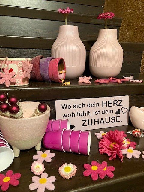 Tutte le decorazioni: diverse deko in rosa-pink – Usato da Schwarzenberg LU venduto da kindler007 3