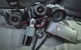 Canon EOS 5000, Minolta, Canon Objektive, Sigma 