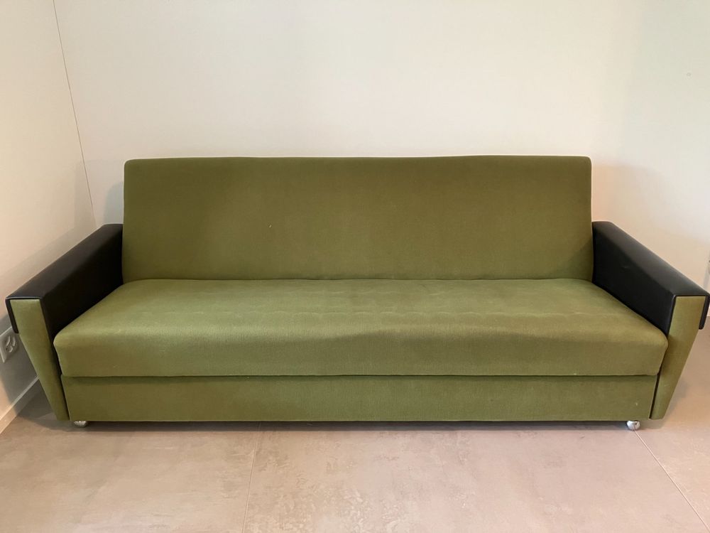 Vintage Olive Green Sofa Kaufen auf Ricardo