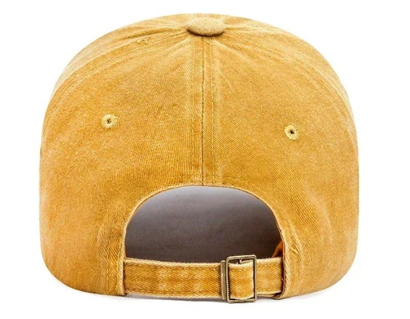 Copricapi, berretti & cappellini: Gelbe Retro gewaschene Cap Capricorn – Nuovo e nell'imballaggio originale da Lausanne venduto da FASHION-WORLD-SHOP 1
