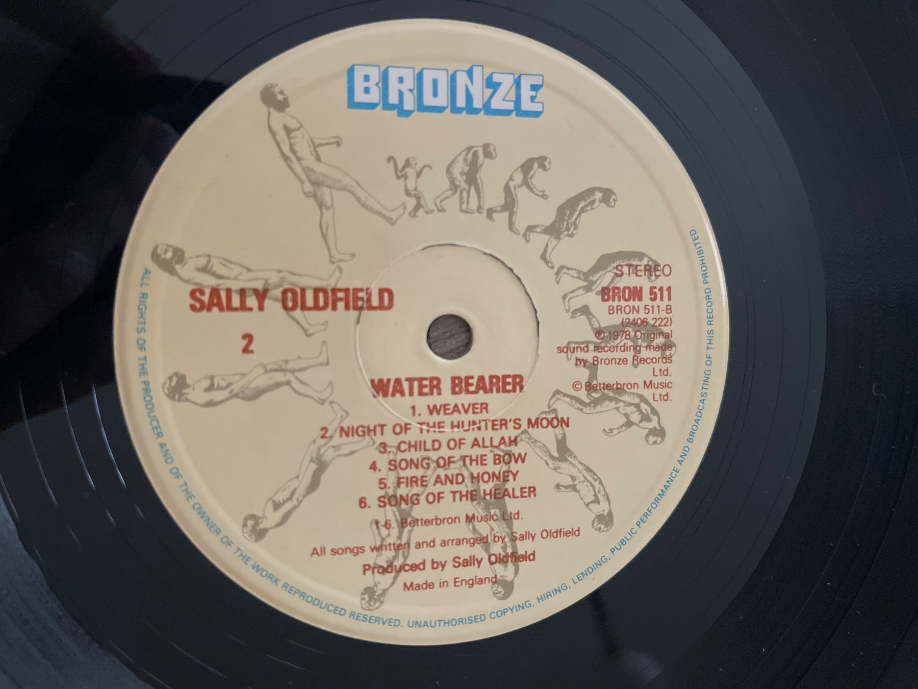 Dischi in vinile: A306/Sally Oldfield - Water Bearer – Usato da Frutigen venduto da Philippe_jsp 2