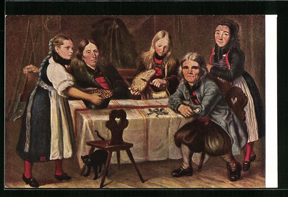 Cartoline postali: Schaffhausen, Schweizer Landestrachten – Usato da Berlin venduto da bartko-reher