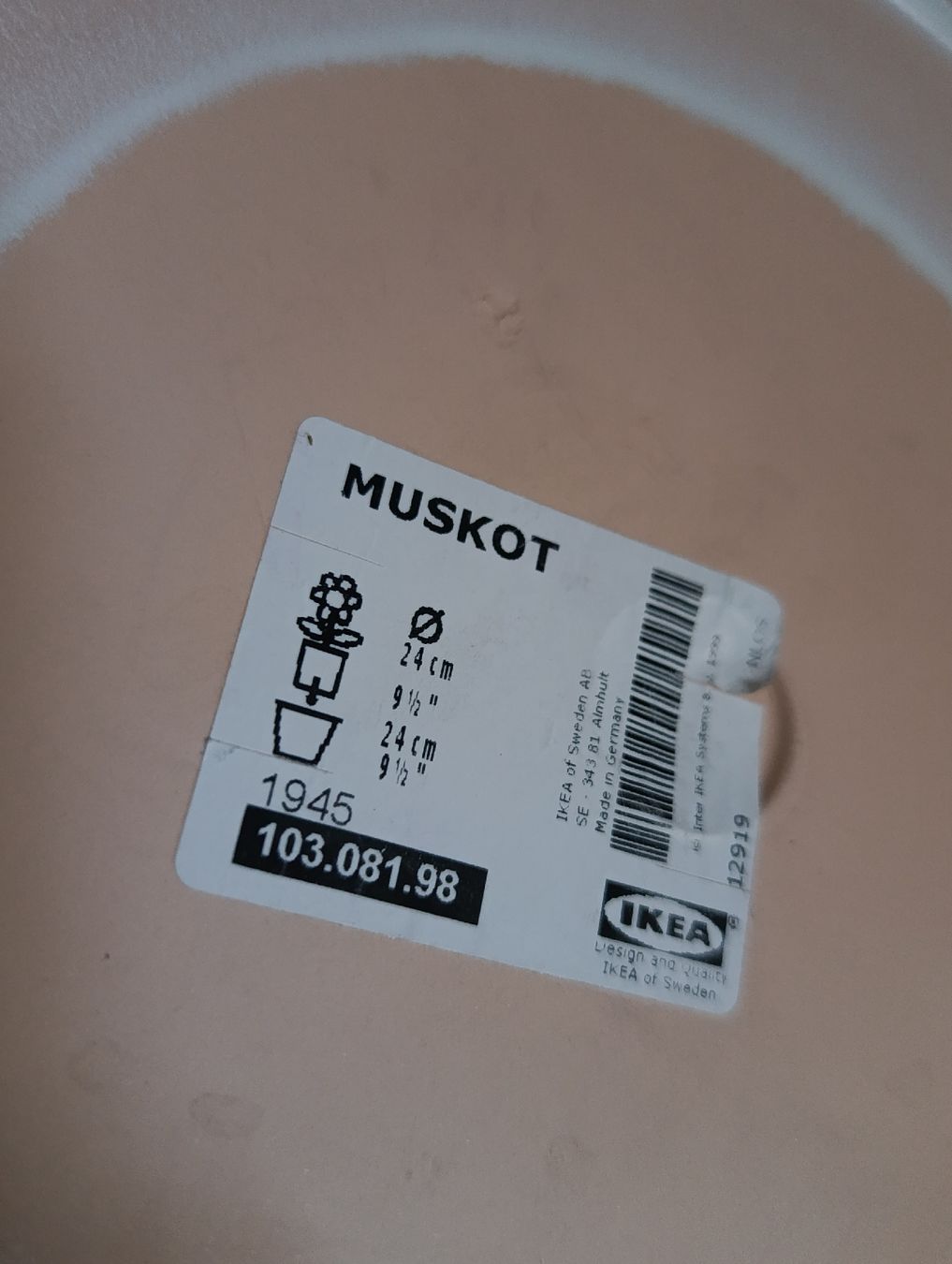 Ikea Vasi per fiori: Ikea Pflanzentopf weiss 24cm – Usato da Baar venduto da L.isa28 2
