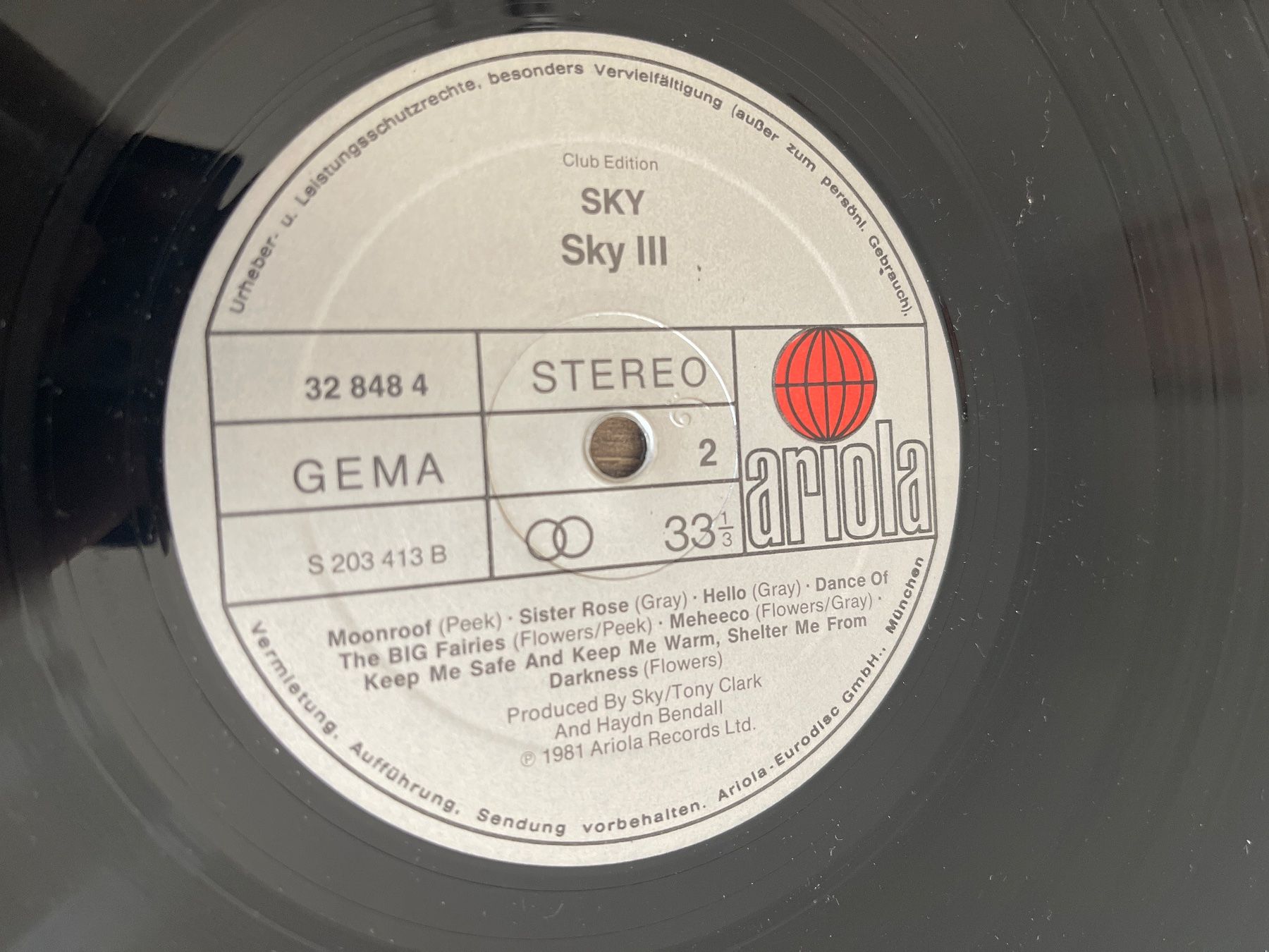 Dischi in vinile: A20/Sky III – Usato da Frutigen venduto da Philippe_jsp 2