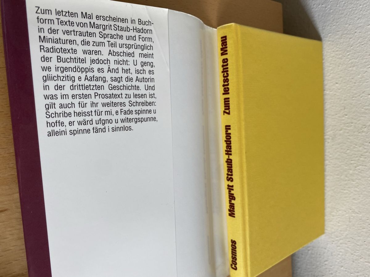 Libri: Zum letschte Mau - Margrit Staub-Hadorn – Usato da Schwarzenburg venduto da Michellu 4