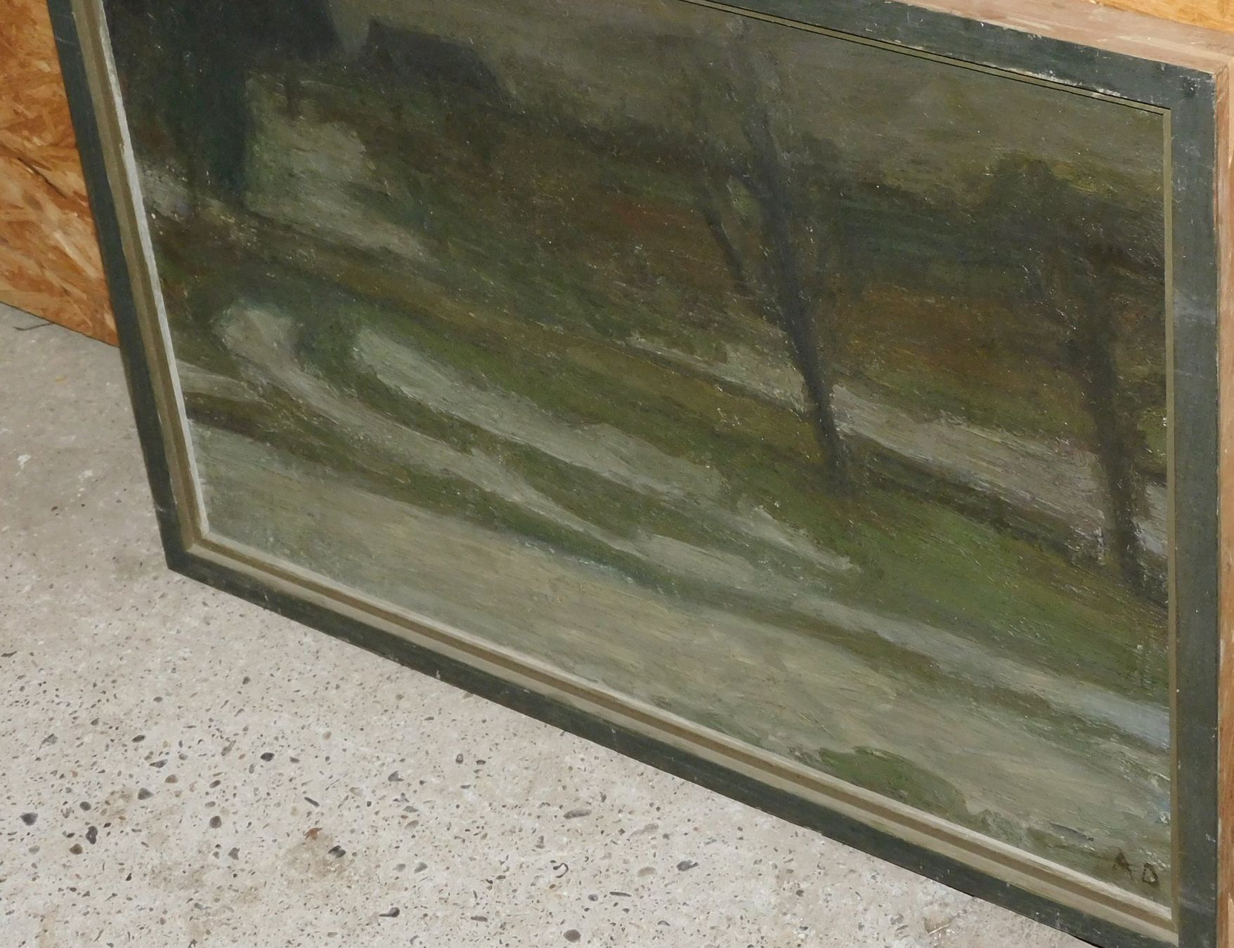 Dipinti: Kunst Ölgemälde mit Monogramm altes Ölbild   66 x 48 cm – Usato da Sursee venduto da 76 5