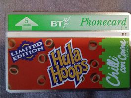 Telefonkarte British Telecom Hula Hoops BTP159