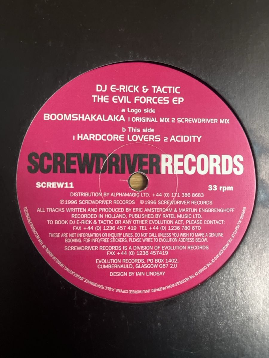 Vinyles: DJ E-Rick & Tactic Hardcore Vinyl – D'occasion à Wangen b. Olten par break72 1