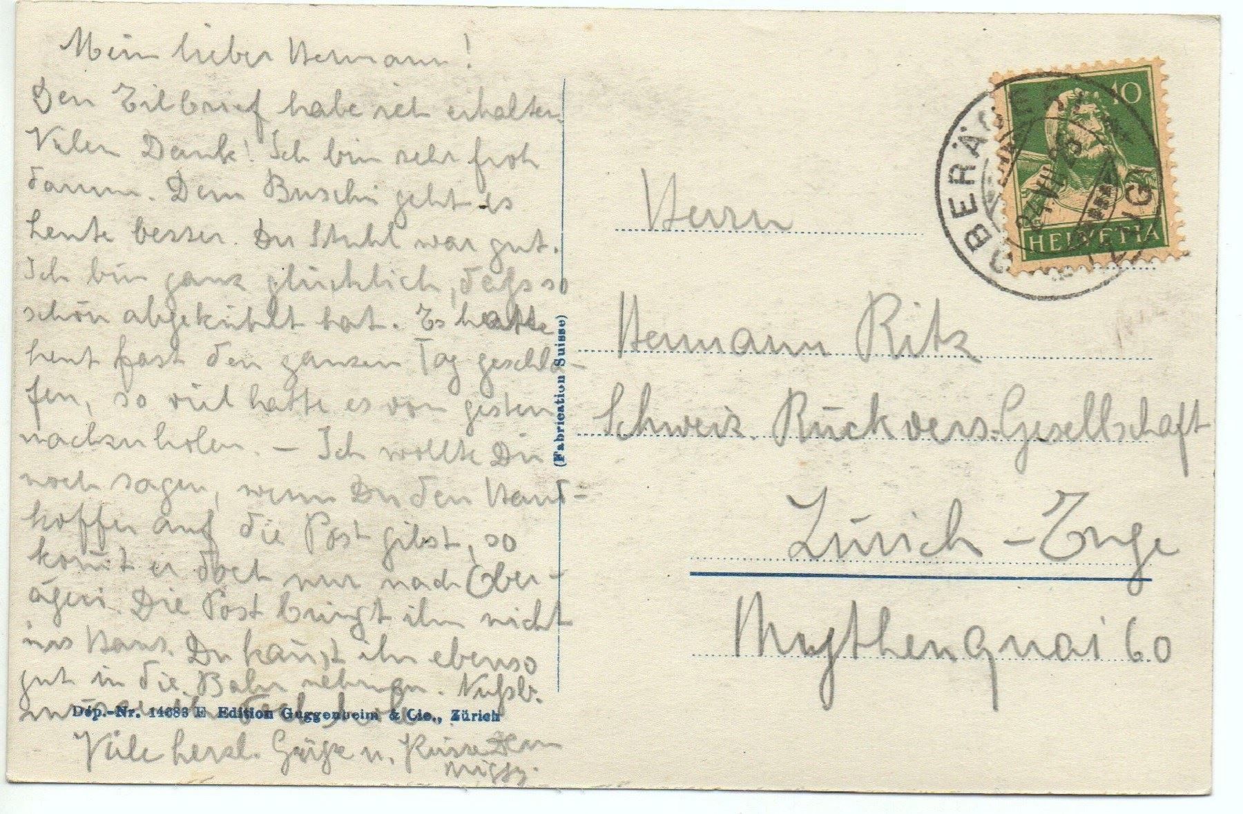 Cartoline postali: OBERÄGERI Dorfstrasse belebt – Usato da Jona venduto da philajona 1