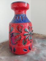 Vintage Keramik-Vase, Italy, 70er Jahre, signiert