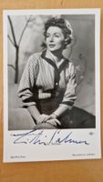 Lilli Palmer, Originalautogramm auf Vintage Postkarte s/w
