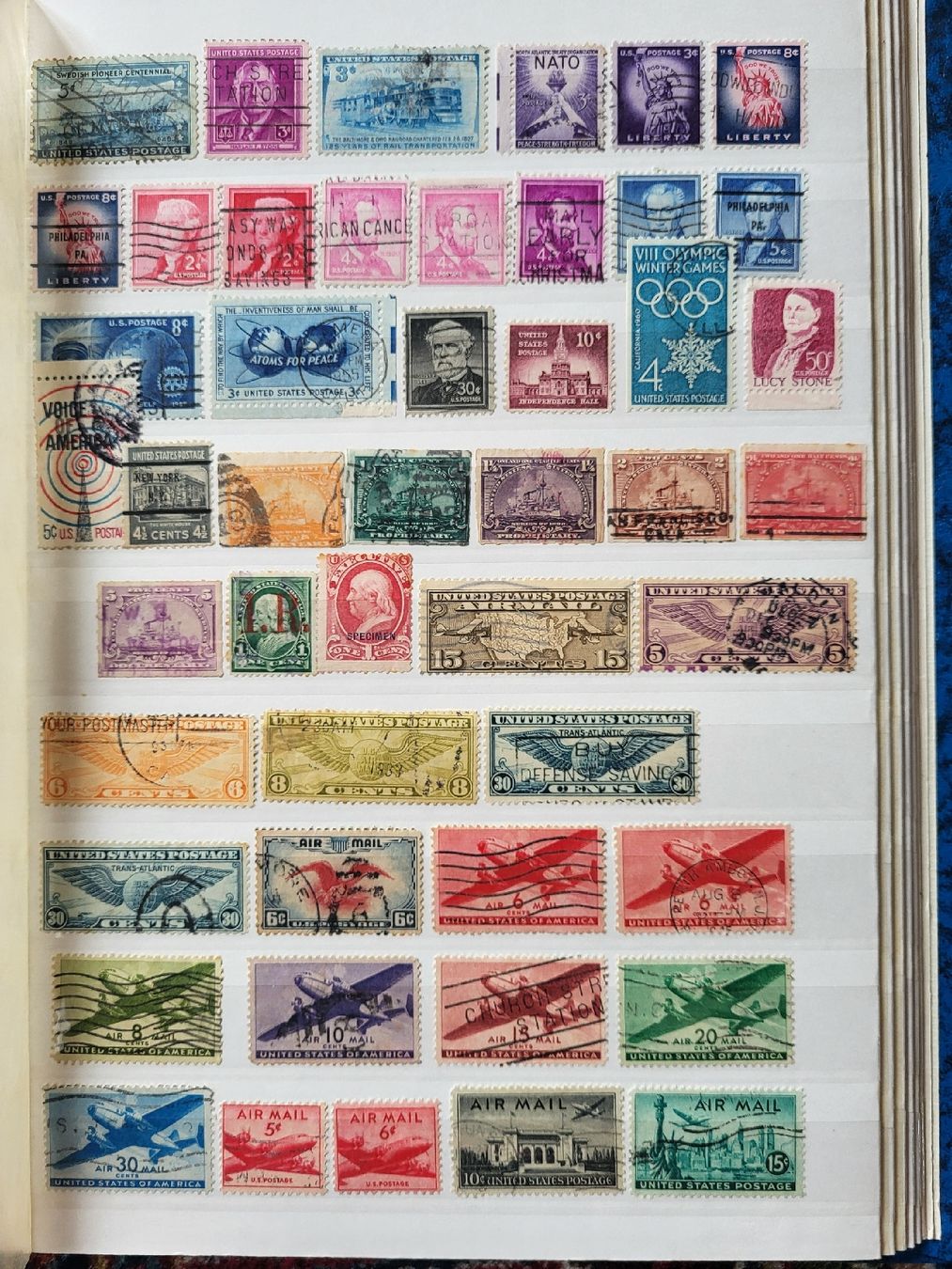 Tous les timbres: SPANNENDES USA - ALTLOT – D'occasion à stäfa par brandy66 3