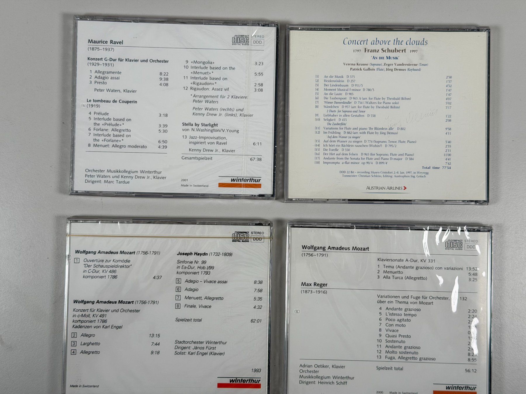 CD: 4 Klassik-CDs Musikkollegium Winterthur – Usato da Winterthur venduto da whg_y7rz 1