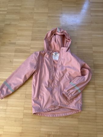 Regenjacke Kids rosa wasserdicht Grösse 134 140 gebraucht