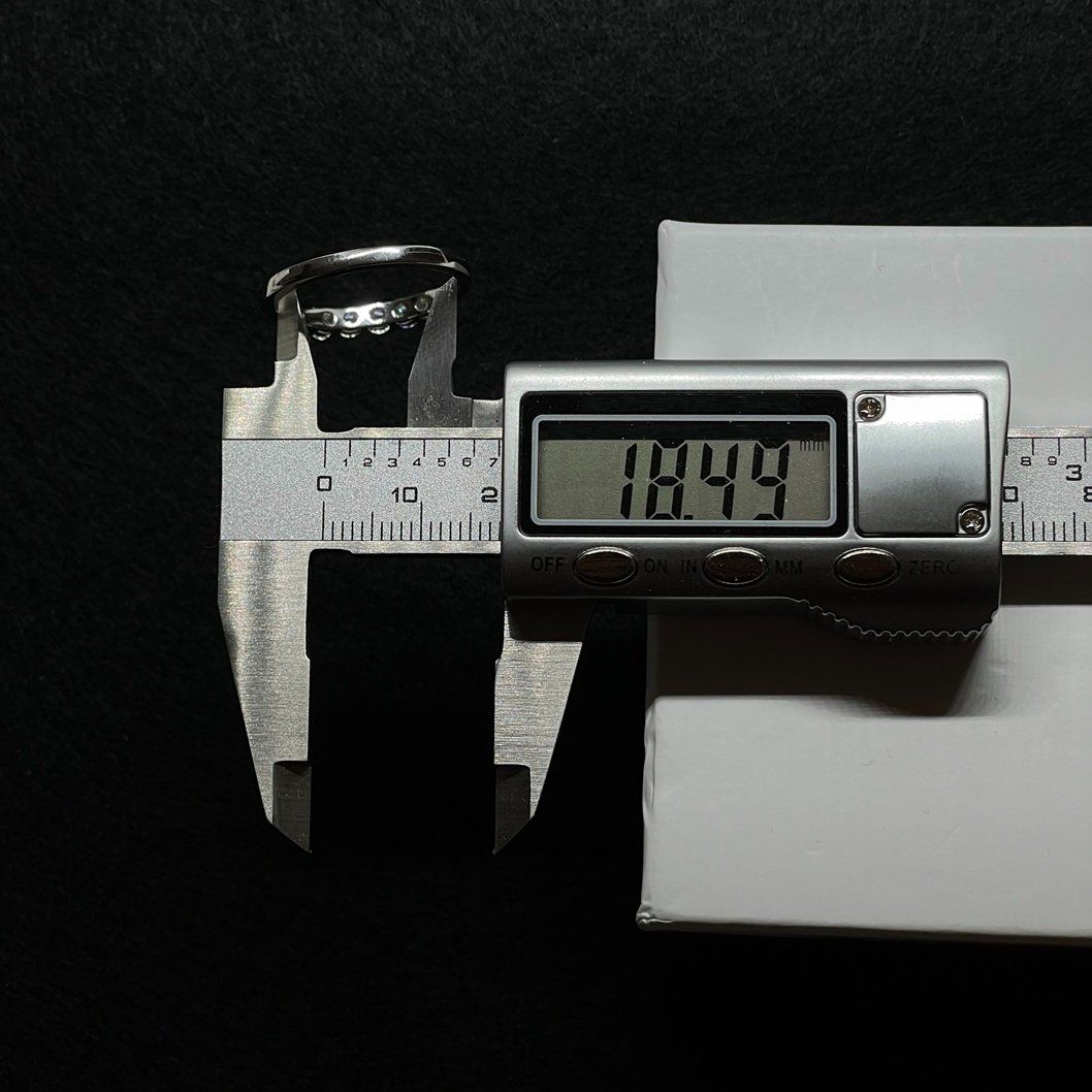 Bagues: Moissanite Ring, Silber 0.5ct - Gr. 58 Zertifikat – Neuf (Voir description) à Thun par Creative-Art-Tess 6