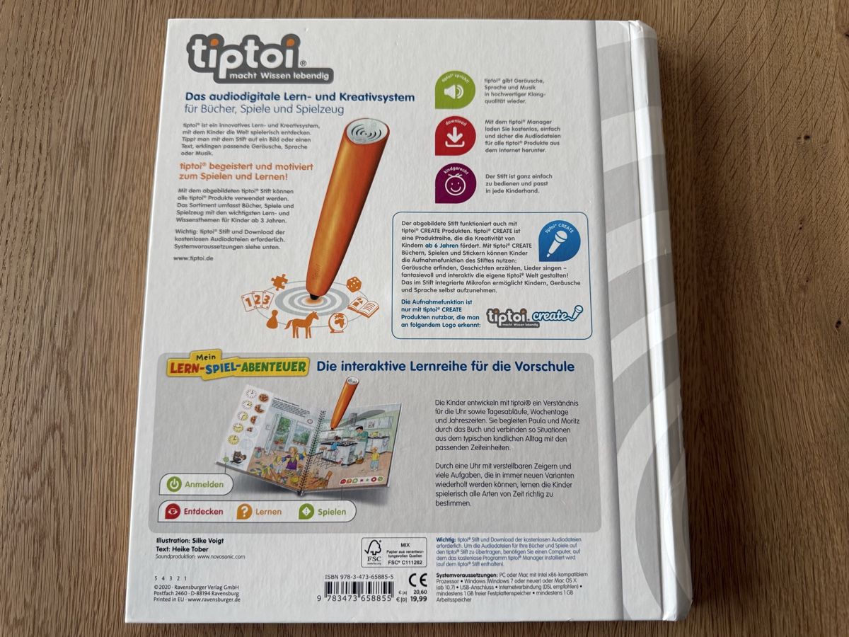 Libri: Tiotoi Buch Uhr und Zeit – Usato da Goldswil venduto da Fisel 1